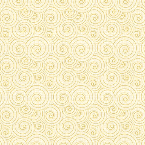 Swirl Light Yellow-words to quilt by-06977-03