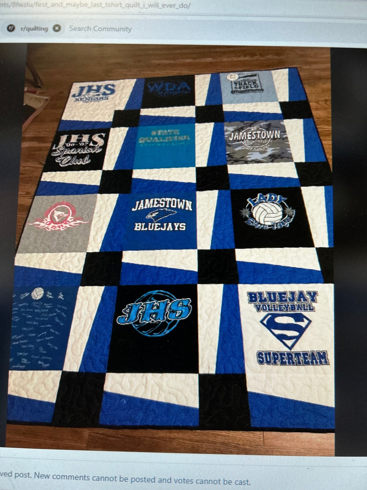 sample Tshirt quilt