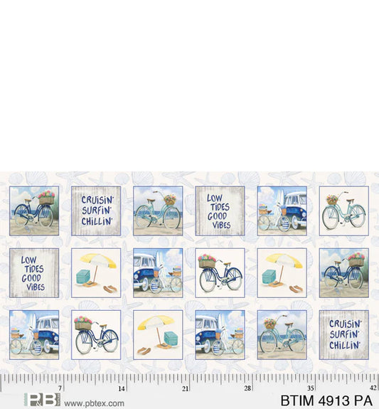 Beach Time-Beach Time Squares Panel-04913-PA