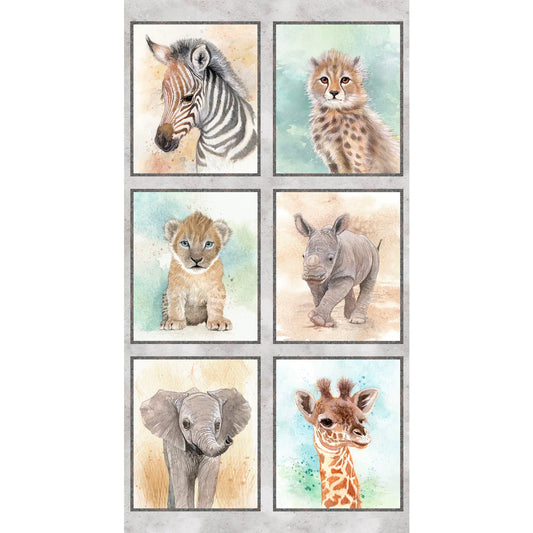 Baby Safari Animals Panel-4840 PA