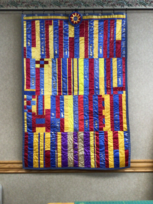 sample show ribbon quilt