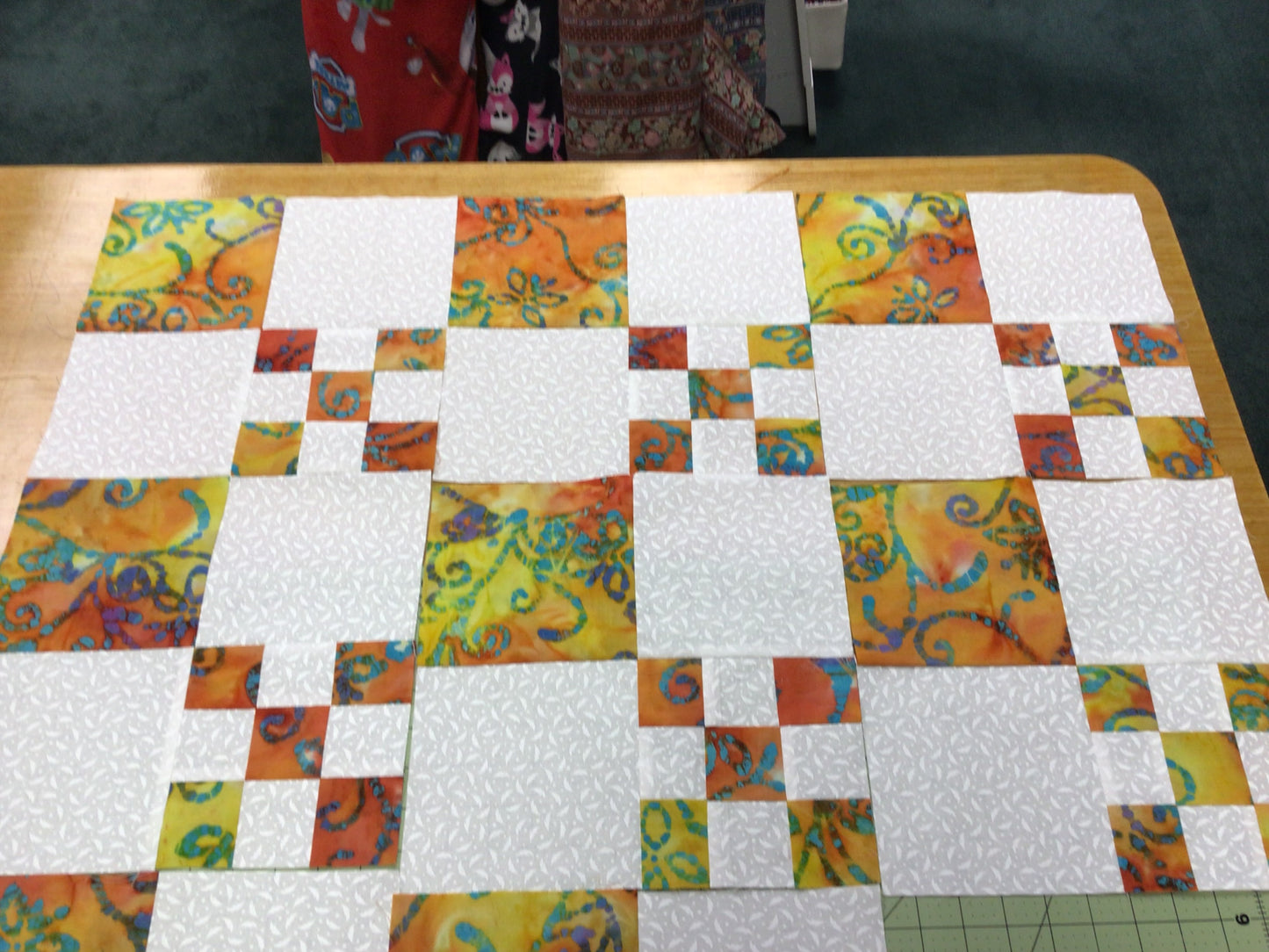 sample Memory quilt grandmas bathrobe