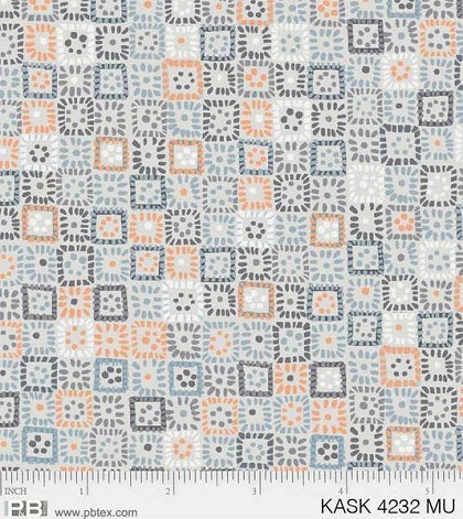 Kashmir Kaleidoscope-Squares gray-04232-MU