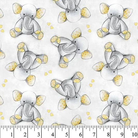 Sleepy time Elephants-Flannel-DT-4464-5F-3