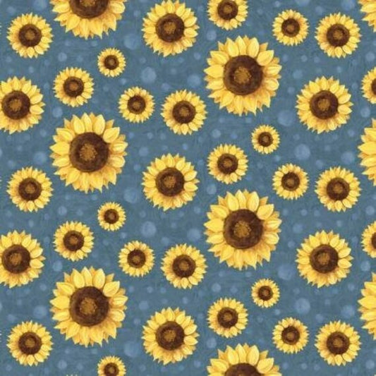 Sun flowers Blue-04906-B