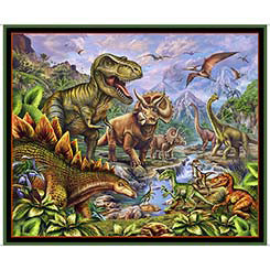 Jurassic Journey Dinosaur Panel 29767