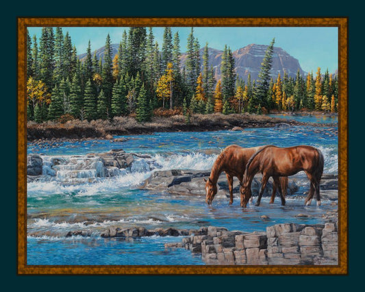 On The Rocks Horse Panel Digital